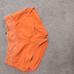 Lululemon Orange Shorts size 6